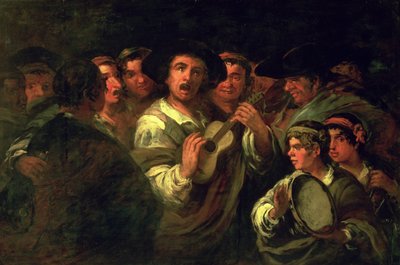 Serenatçılar (tuval üzerine yağlı boya) by Eugenio Lucas y Padilla