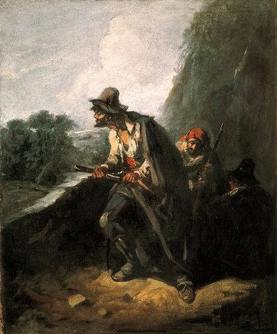 "Haydutlar" (resim) by Eugenio Lucas y Padilla