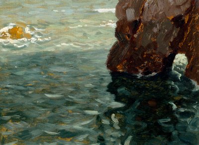 Deniz (panel üzerine yağlıboya) by Eugenio Olivari