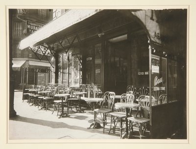 Kahve? - Büyük Ordu Bulvarı by Eugène Atget