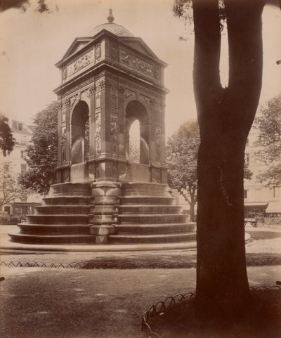 Eski Paris Sanatı serisinden Fontaine des Innocents by Eugène Atget
