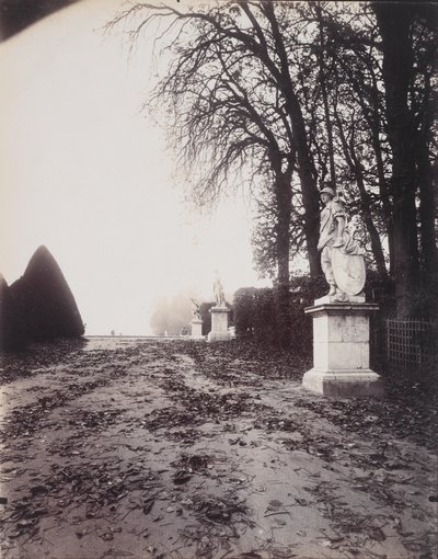 Versailles, Allee des Trois Fontaines, c.1906 (altın klorür baskı) by Eugène Atget