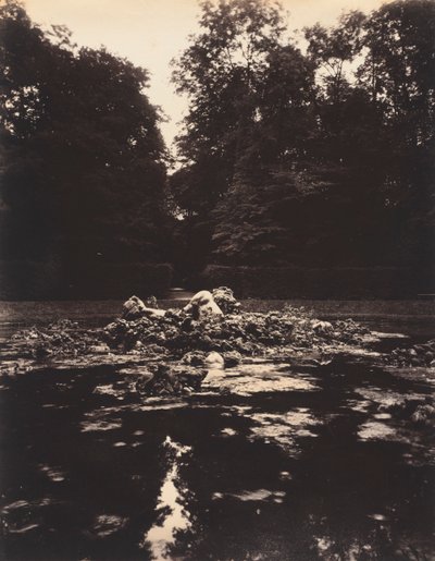 Versay, Enceladus Çeşmesi by Eugène Atget