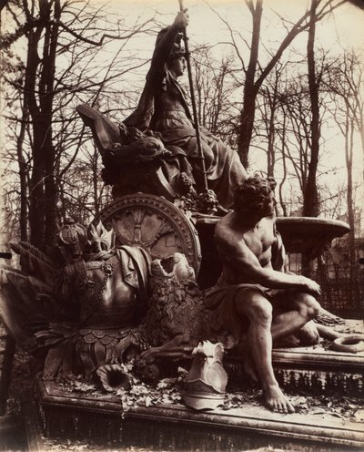 Versay, Muzaffer Fransa Çeşmesi by Eugène Atget