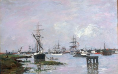 Anvers, liman by Eugene Louis Boudin