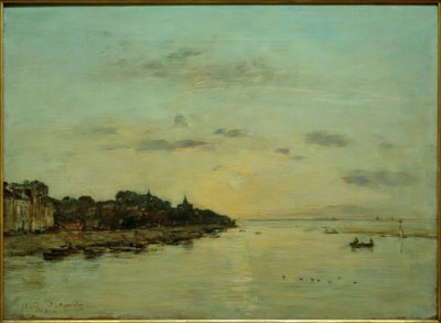 bazı haliç by Eugene Louis Boudin