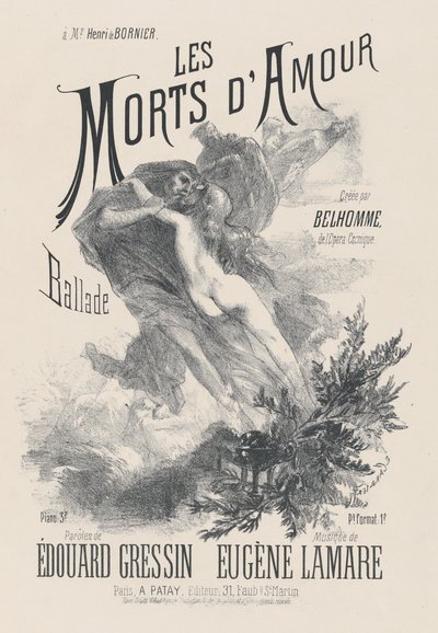 Aşkın Ölüleri, ca. 1885. by Eugène Carrière