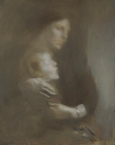 'Annelik Acıları', 1896-97 by Eugène Carrière
