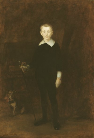 Bir çocuğun portresi by Eugène Carrière