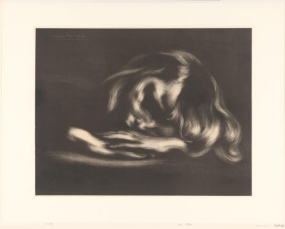 uyuyan kız sommeil by Eugène Carrière