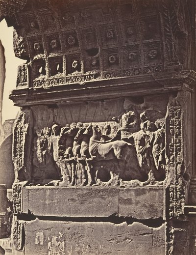 Titus kemerinin alçak kabartması, 1848-52. by Eugène Constant