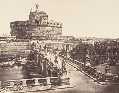 Köprü ve Castel S. Angelo, 1848-52. by Eugène Constant