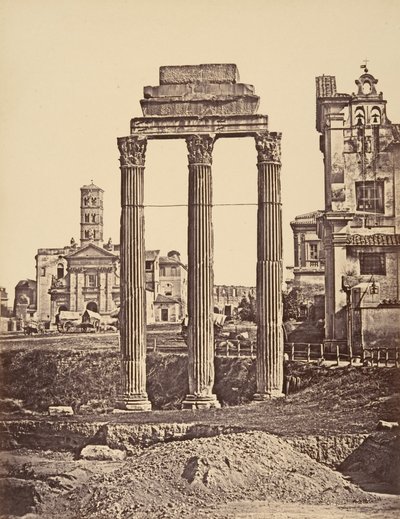 Forum Harabeleri, 1848-52. by Eugène Constant