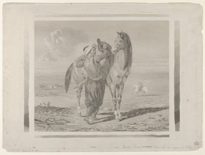 Atını Satan Bir Türk, 1824., 1824. by Eugène Delacroix