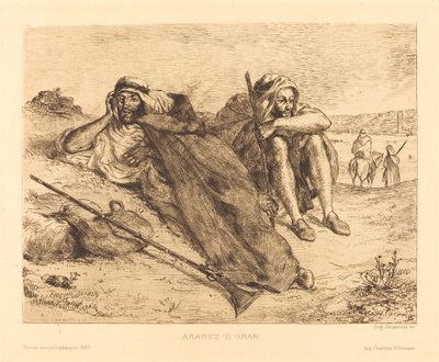 Oran Arapları by Eugène Delacroix