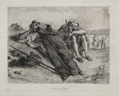 Oran Arapları by Eugène Delacroix