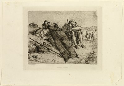 Oran Arapları by Eugène Delacroix