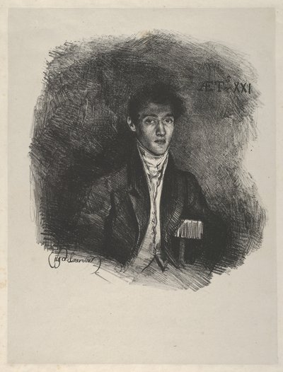 Baron Schwiter Louis Auguste Schwiter, 1805-1889, 1826., 1826. by Eugène Delacroix