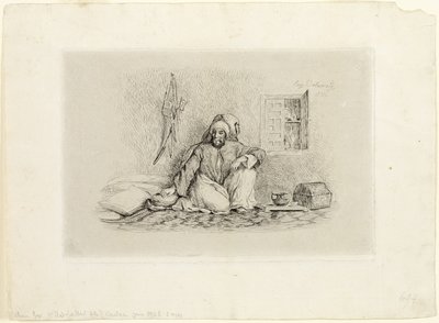 Şef Muhammed-Ben-Abou by Eugène Delacroix