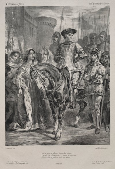 Duguesklin by Eugène Delacroix