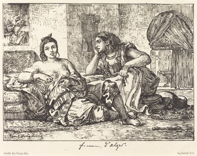 Cezayirli Kadınlar, 1833. by Eugène Delacroix