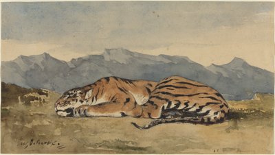 Kaplan, ç. 1830. by Eugène Delacroix
