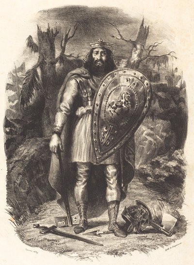 Vercingetorix, 1829. by Eugène Delacroix
