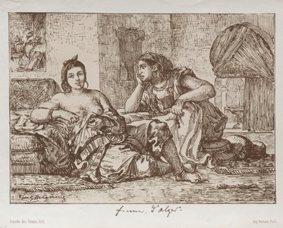 Cezayirli Kadınlar by Eugène Delacroix