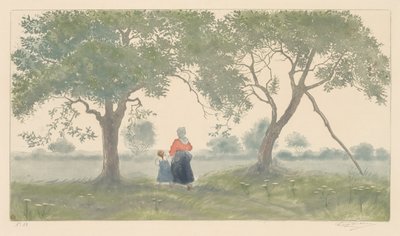 elma ağaçları by Eugène Delâtre