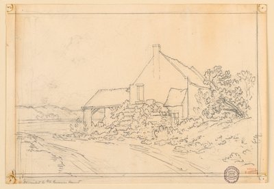 Göl kenarında bir Köylü Evi by Eugène Edouard Soulès