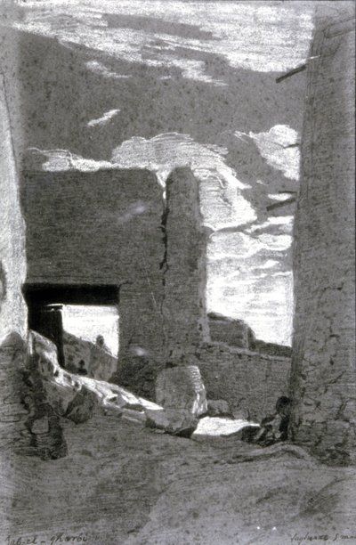 Bab el Garrbi, Laghouat by Eugène Fromentin