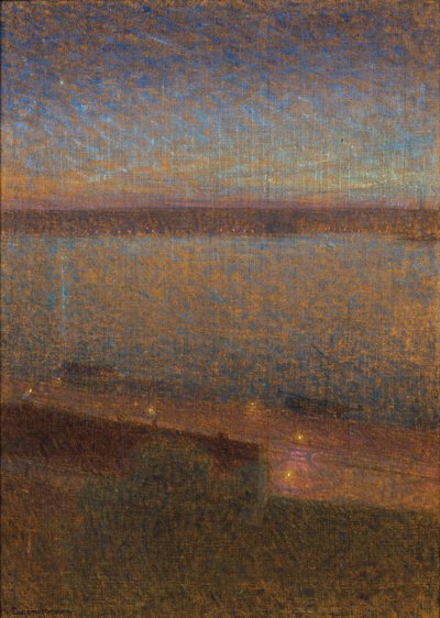 1895 Mayısında Bir Gece. by Eugène Jansson