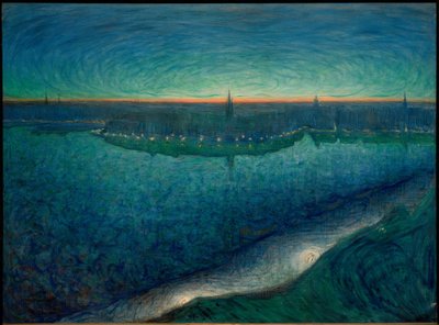 Riddarfjärd üzerinde şafak by Eugène Jansson