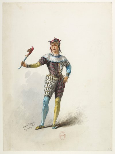 Saint-Saëns - Henry VIII - Kostüm modelleri - Lacoste - 71. Kralın aptalı by Eugene Lacoste