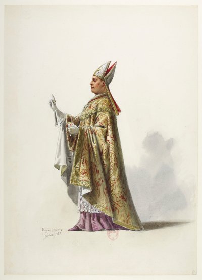 Saint-Saëns - Henry VIII - Kostüm modelleri - Lacoste - 8. Kostüm by Eugene Lacoste