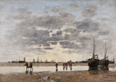 Berck: teknelerin dönüşü by Eugene Louis Boudin