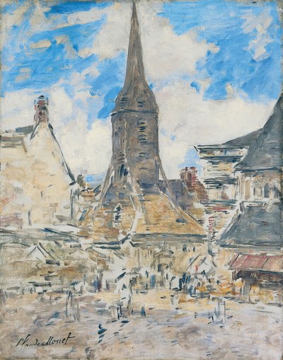 Kotava: "Biot ke Sainte-Catherine uja koe Honfleur (trutca ke Boudin)"
Fransızca: Le Clocher de Sainte-Catherine, Honfleur by Eugene Louis Boudin