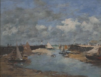 Trouville Limanı by Eugene Louis Boudin