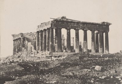 Partenon, 1852. by Eugène Piot