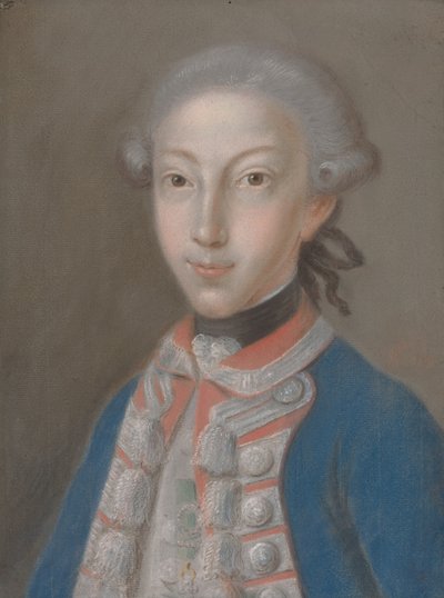 Üniformalı Genç Bir Adamın Portresi by European 18th Century