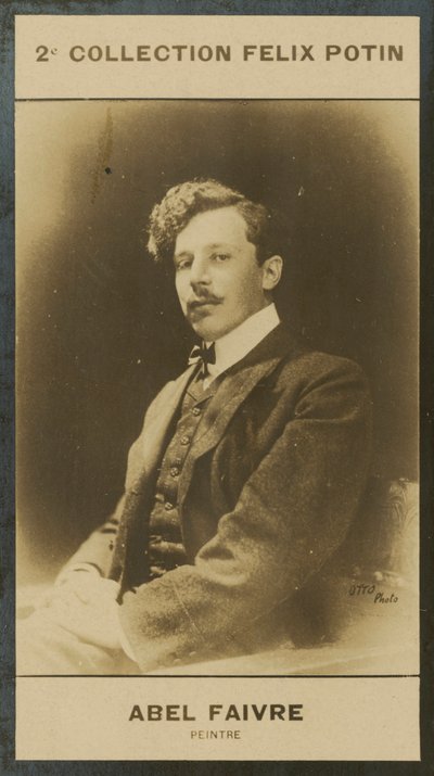 Abel Faivre, Ressam (s/b fotoğraf) by European Photographer