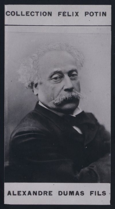Alexandre Dumas Fils (1824-1895) (s/b fotoğraf) by European Photographer