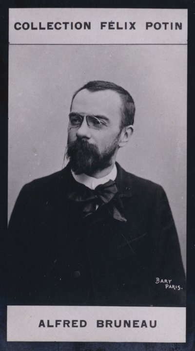 Alfred Bruneau (1857) (s/b fotoğraf) by European Photographer