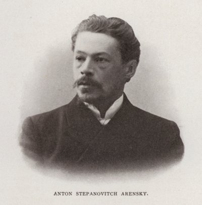 Anton Stepanovitch Arensky (s/b fotoğraf) by European Photographer