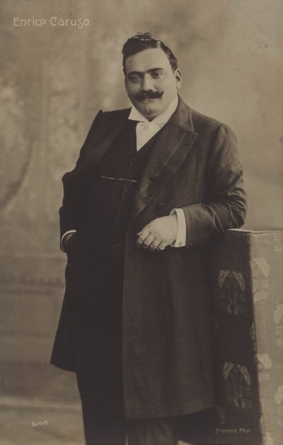 Enrico Caruso, İtalyan opera tenoru by European Photographer