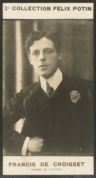 Francis De Croisset, Harflerin Adamı by European Photographer