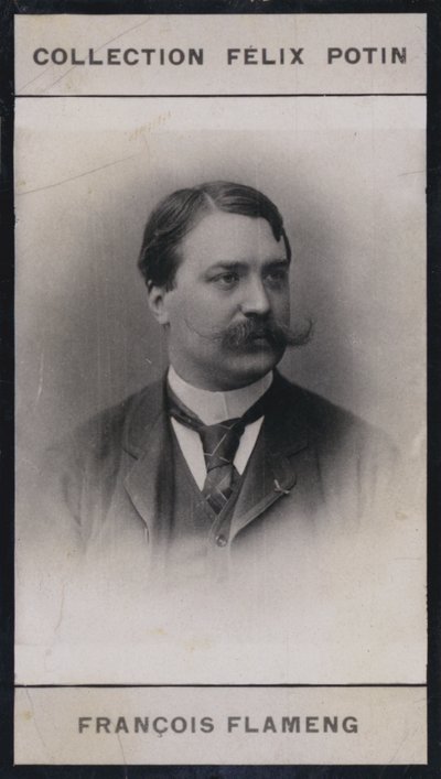 Francois Flameng (1856) (s/b fotoğraf) by European Photographer
