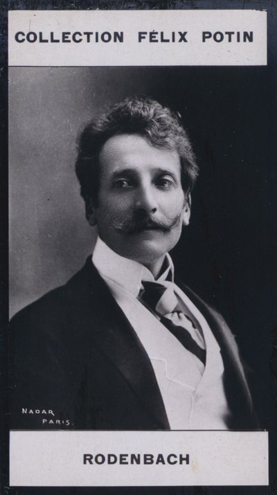 Georges Rodenbach (1855-1899) (s/b fotoğraf) by European Photographer