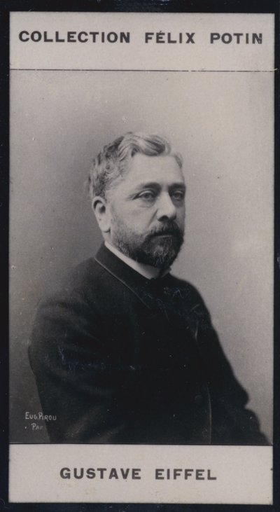 Gustave Eiffel (1832) (s/b fotoğraf) by European Photographer