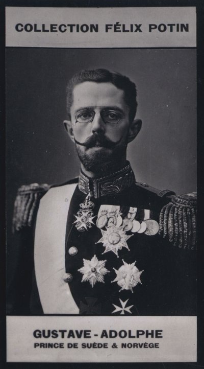 Gustave, İsveç Ve Norveç Kraliyet Prensi (1858) (s/b fotoğraf) by European Photographer